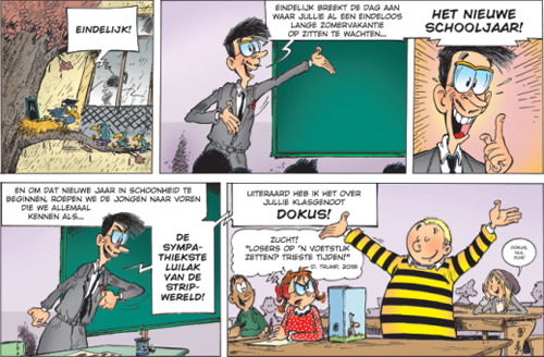 Opgelet, school! | Dokus de leerling | Striparchief