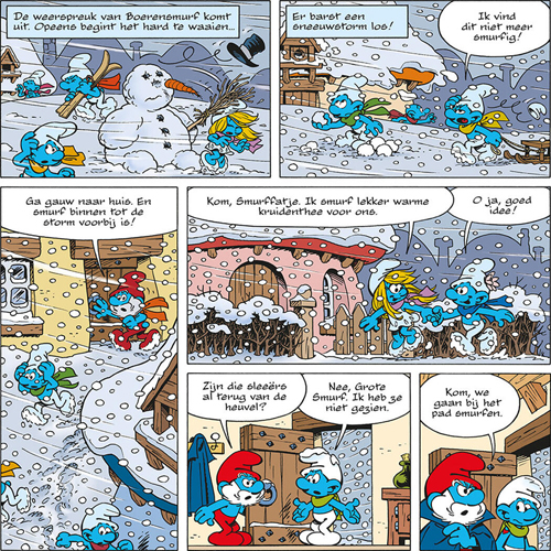 De witte storm | De Smurfen | Striparchief