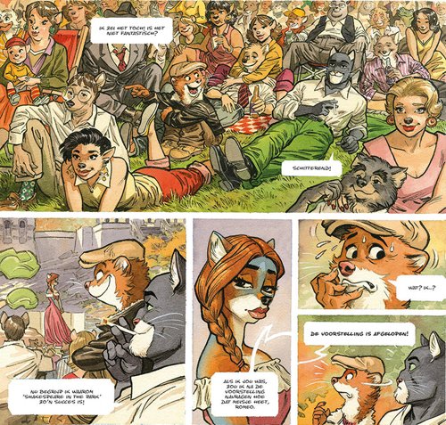 De maskers vallen - eerste deel | Blacksad | Striparchief