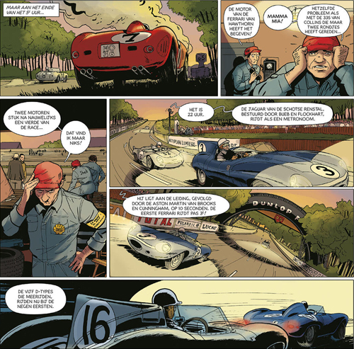 1952-1957: De triomf van Jaguar | 24 uren van Le Mans | Striparchief