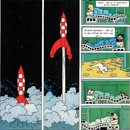 Raket naar de maan | Kuifje | Striparchief
