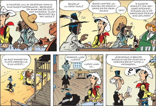 Een cowboy tussen het katoen | De avonturen van Lucky Luke | Striparchief