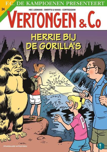 Herrie bij de gorilla's | Vertongen & Co | Striparchief